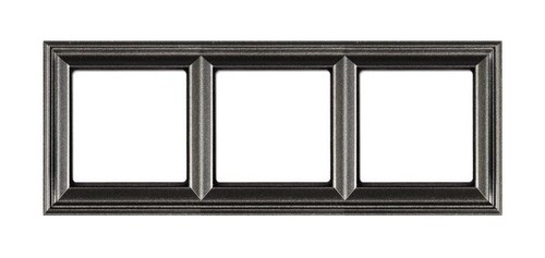 Рамка 3 поста JUNG ECO PROFI, антрацит