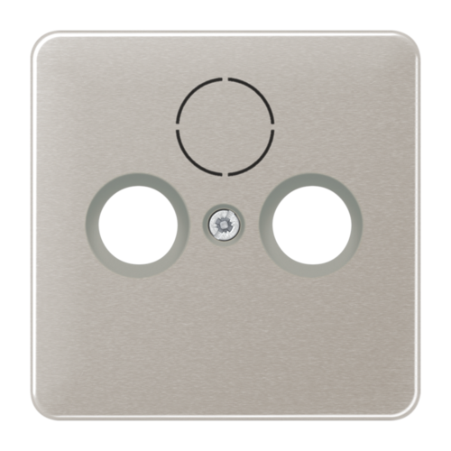 Накладка на розетку телевизионную JUNG CD 500, серебристый