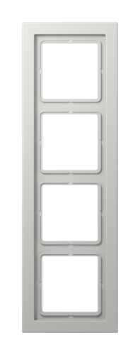 Рамка 4 поста JUNG LS DESIGN, светло-серый