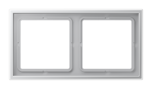 Рамка 2 поста JUNG LS ZERO, алюминий