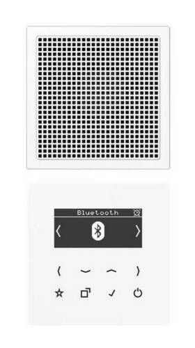 Цифровое радио Jung LS 990, с дисплеем, электронный, белый, DABLS1BTWW