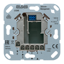 Механизм кнопочного выключателя для жалюзи JUNG Коллекции JUNG