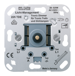 Механизм поворотно-нажимного светорегулятора-переключателя JUNG , 525 Вт