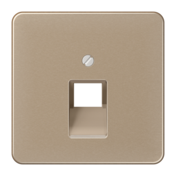 Накладка на розетку информационную JUNG CD 500, бронзовый