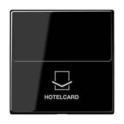 Накладка на карточный выключатель JUNG А-СЕРИЯ, черный