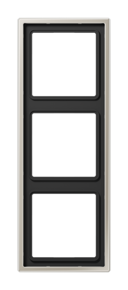 Рамка 3 поста JUNG LS METAL, стальной