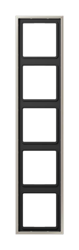 Рамка 5 постов JUNG LS METAL, стальной