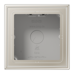 LSmetal Коробка 1-ная для накладного монтажа, стальн.