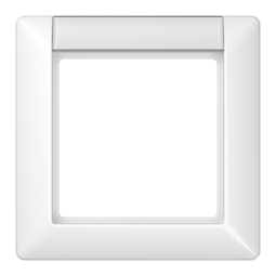 Рамка 1 пост JUNG AS 500, белый