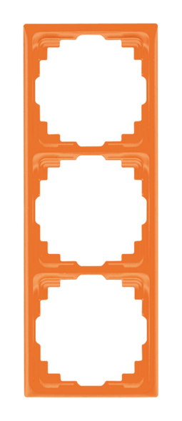 Рамка 3 поста JUNG CD 500, оранжевый