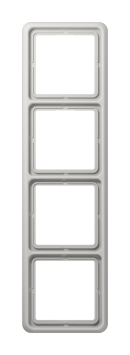 Рамка 4 поста JUNG CD 500, светло-серый