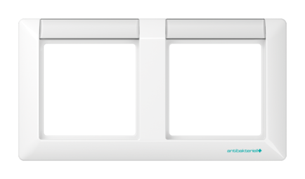 Рамка 2 поста JUNG AS 500, белый