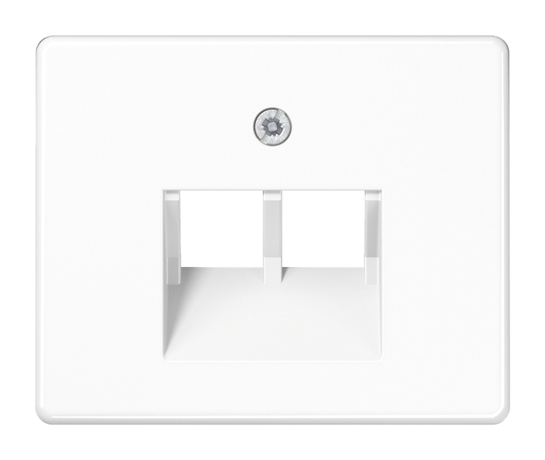 Накладка на розетку информационную JUNG SL 500, белый