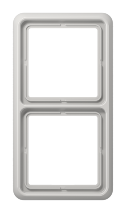 Рамка 2 поста JUNG CD, светло-серый