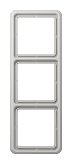 Рамка 3 поста JUNG CD, светло-серый