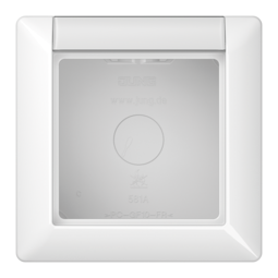 Коробка для накладного монтажа 1-кратная; белая