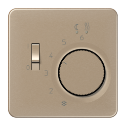CD500 Накладка для мех-зма терморегулятора пола с выкл. FTR 231 U, бронза